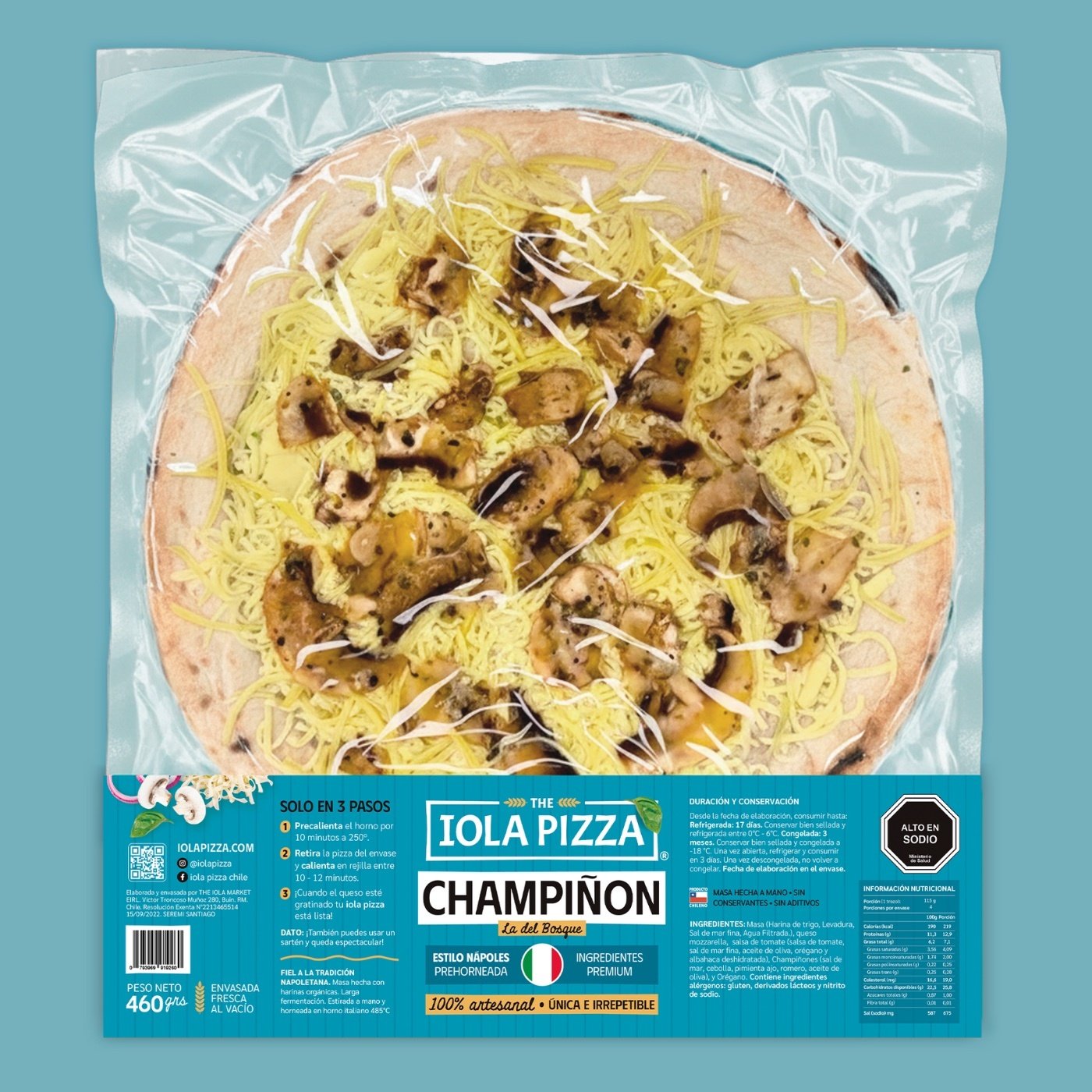 IOLA Pizza Champiñon