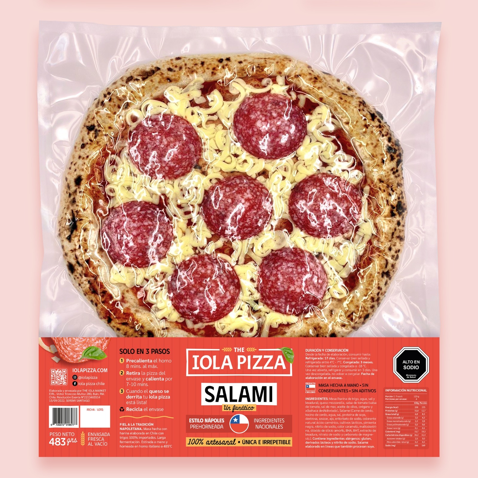 Iola Pizza Salami Iola Pizza Salami